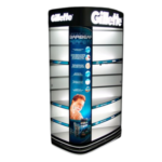 Expositor de balcão para produtos de beleza e skin care em acrílico - Fabricante de Expositores