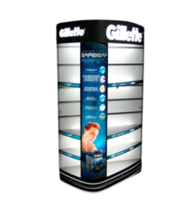 Expositor de balcão para produtos de beleza e skin care em acrílico - Fabricante de Expositores