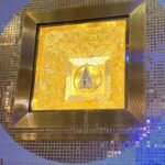 Expositor Nossa Senhora Aparecida - Display de parede em aço
