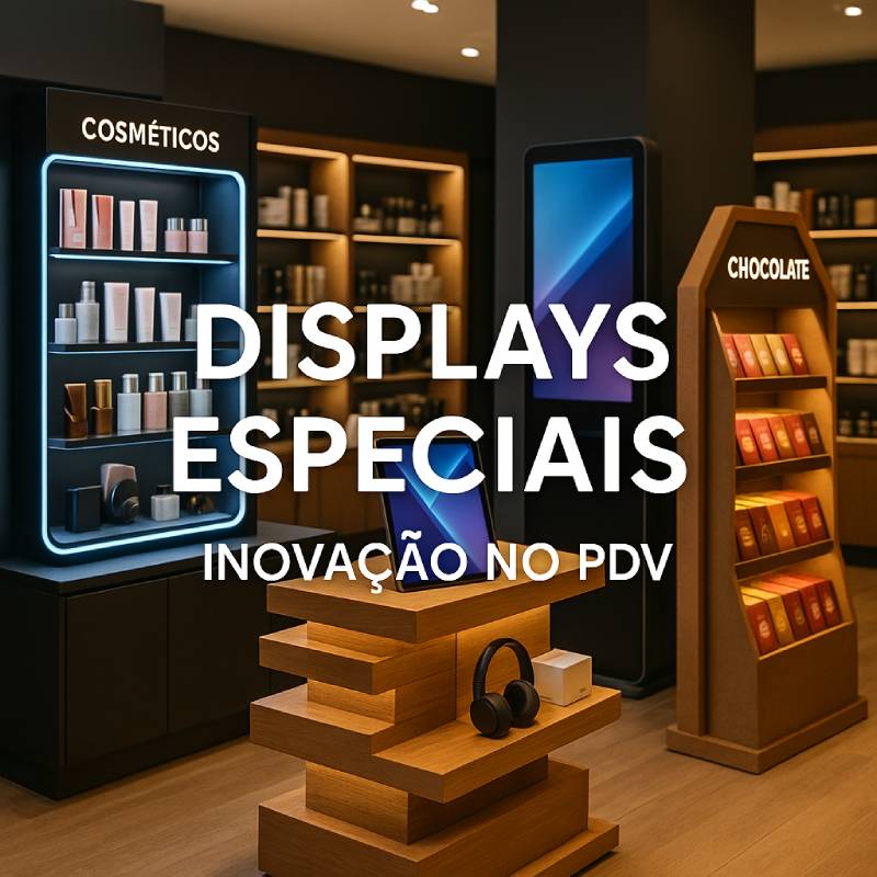Displays Especiais em diversos PDVs