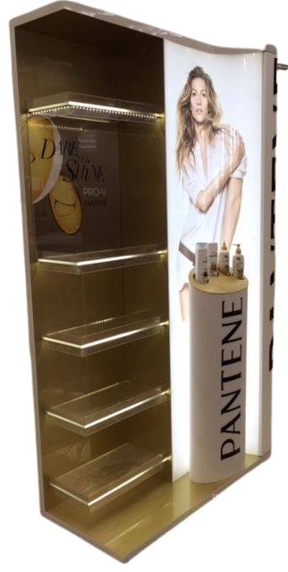 Expositor de chão Pantane com iluminação em LED