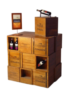 Expositor de Chão Almadén - Modular em madeira