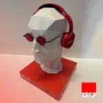 Aiwa - Display de balcão para produtos eletrônicos - Cabeça