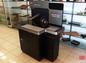 Display expositor de loja Philips Walita