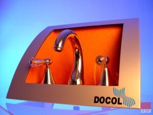 Display de balcão Docol Expositor de louças sanitárias
