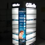 Display para supermercado Gilette