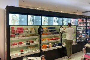 Expositor de perfumes Multimarcas C&A